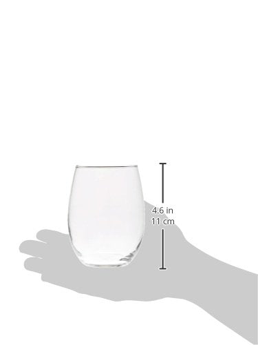AmazonBasics - Copas de vino multiusos - 561 ml, Set de 4
