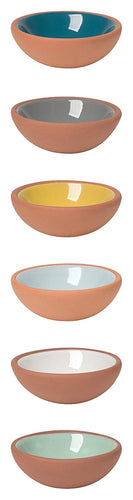 Now Designs - Juego de 6 cuencos (terracota)