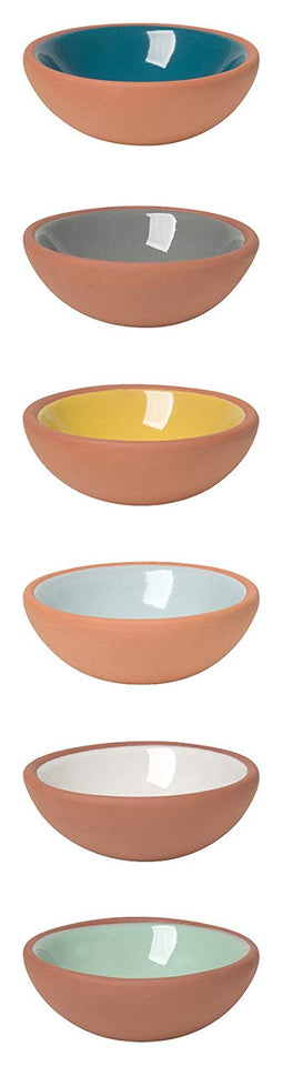 Now Designs - Juego de 6 cuencos (terracota)