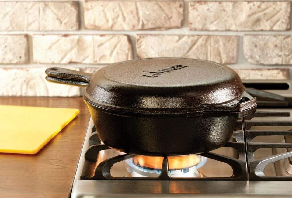 Lodge LCC3 Combo para cocinar con autoentintado, 3.2 Quart / 3 Litros