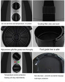 Yxian Freidora de Aire de 4.5L, freidoras de Aire Caliente, Horno, Cocina sin ollas, sartén fácilmente Desmontable, 1400W