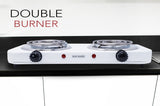 Mayware HY2000A Parrilla Eléctrica Doble, color Blanco
