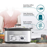 Cosori 6 Qt 11 en 1 programable multi cocina, olla lenta, arroz, café, sartén, caldera, steamer, yogurt Maker con retardo y función de mantener caliente, 86 ° a 400 °F, incluye libro de recetas, acero inoxidable (CP001-SC)