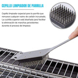 Sonolife - Set de 18 Utensilios y Cubiertos Profesional para Asador Carne Asada en Acero Inoxidable
