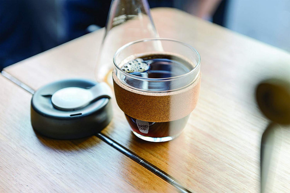 KeepCup Taza reutilizable de vidrio para café, Filtro, Multicolor, 8 oz Small