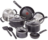 T-fal C515SC Professional Set de ollas y sartenes antiadherentes Thermo-Spot Indicador de Calor, Base Inducción, 12 piezas